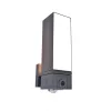 CUBA OUTDOOR LED WALL CAMERA PIR 1 LIGHT DARK GREY LUTEC CONNECT