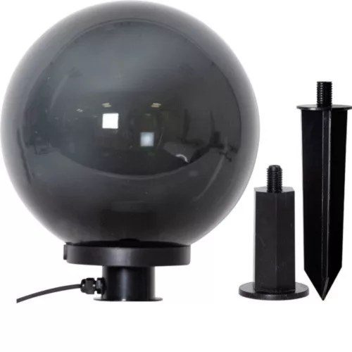 EGLO, 900202, MONTEROLLO SMOKE, stake lamp, E27, 1X40W, IP44, black-transparent