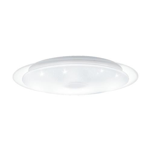 EGLO, 75534, IGROKA, ceiling lamp, 3000 K, LED, 18.8W, IP20, white, chrome