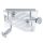EGLO, 31134, CABO 1, ceiling light, 3000 K, GU10, 4X2.8W, IP20, white, transparent