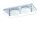 EGLO , 75327 , ABIOLA , ceiling lamp , 3000 K , LED , 2X6W , IP20 , transparent, satin