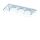 EGLO, 75328, ABIOLA, ceiling lamp, 3000 K, LED, 3X6W, IP20, transparent, satin
