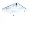 EGLO, 75329, ABIOLA, ceiling lamp, 3000 K, LED, 4X6W, IP20, transparent, satinized