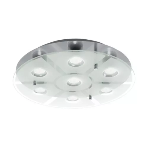 EGLO, 75343, CABO-SD, hanging ceiling lamp, GU10, 7X5W, IP20, white, transparent