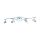 EGLO, 75366, VALLIDA-SD, ceiling lamp, GU10, 5X5W, IP20, white, transparent