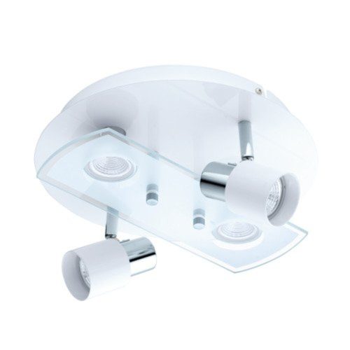 EGLO, 75367, PAWEDO-SD, ceiling lamp, GU10, 4X5W, IP20, white, transparent