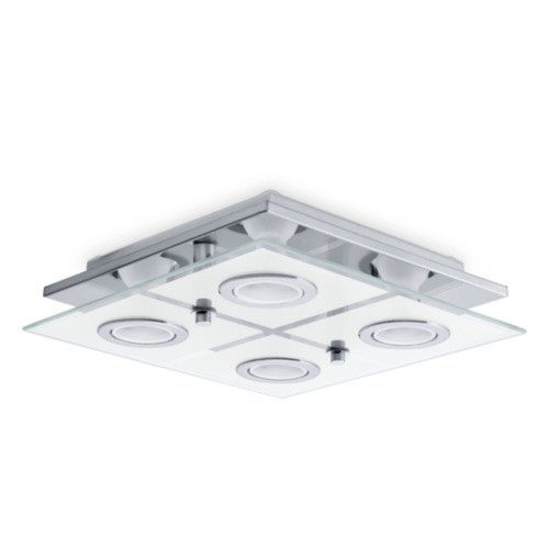 EGLO, 75378, CABO-C, ceiling lamp, GU10, 4X4W, IP20, white, transparent