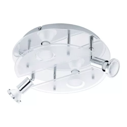 EGLO, 75381, CABO-C, ceiling lamp, GU10, 4X4W, IP20, white, transparent