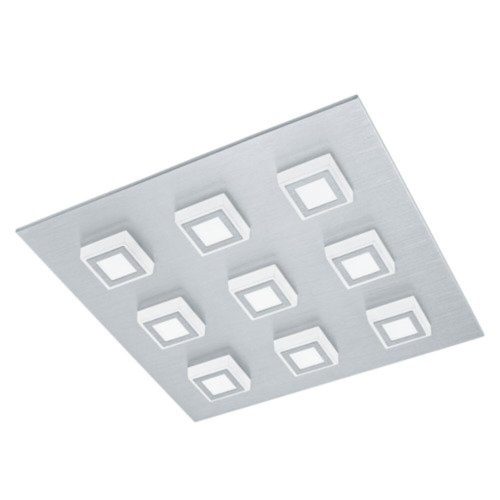EGLO, 78641, MASIANO, ceiling lamp, 3000 K, LED, 9X3.3W, IP20, satin