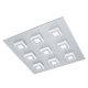 EGLO, 78641, MASIANO, ceiling lamp, 3000 K, LED, 9X3.3W, IP20, satin