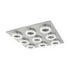 EGLO, 78689, PALENA, ceiling lamp, 3000 K, LED, 9X2.5W, IP20, satin