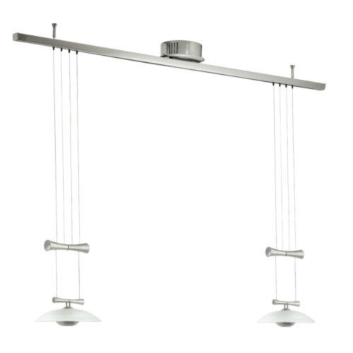 EGLO, 89502, ZELES 1, pendant, GY6,35, 2X50W, IP20, white