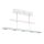 EGLO, 91076, SALVO, pendant, 3000 K, LED, 5X4.76W, Dimmable, IP20, white, transparent