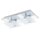 EGLO, 93312, VICARO, ceiling lamp, 3000 K, LED, 2X2.5W, IP20, white, transparent