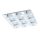 EGLO, 93315, VICARO, ceiling lamp, 3000 K, LED, 9X2.5W, IP20, white, transparent