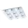 EGLO, 93315, VICARO, ceiling lamp, 3000 K, LED, 9X2.5W, IP20, white, transparent