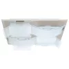 EGLO, 93398, GUADIANO, ceiling lamp, GX53, 4X7W, IP20, white, transparent