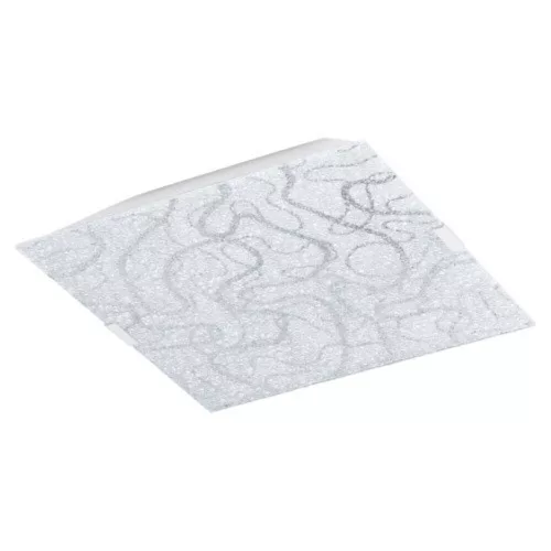 EGLO, 93538, ARDALES, ceiling lamp, 3000 K, LED, 9.7W, IP20, white, transparent