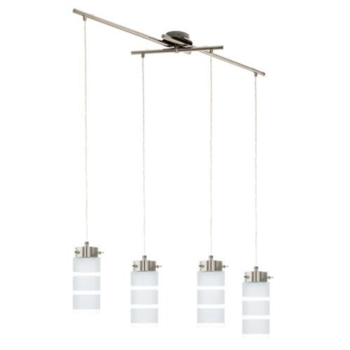 EGLO, 93543, OLVERO, pendant, GX53, 4X7W, IP20, white, transparent
