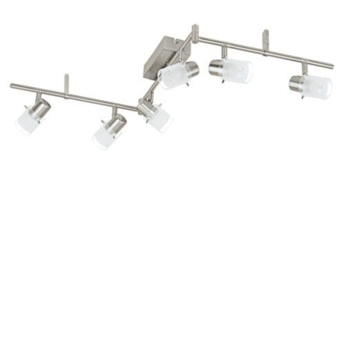 EGLO, 93851, ORVIETO 1, spot lamp, 3000 K, LED, 6X3.3W, IP20, white, transparent
