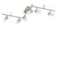 EGLO, 93851, ORVIETO 1, spot lamp, 3000 K, LED, 6X3.3W, IP20, white, transparent