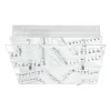 EGLO, 93921, VERDESCA, ceiling lamp, 3000 K, LED, 4X5.4W, IP20, white, transparent