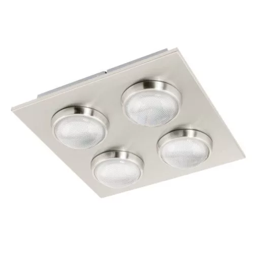 EGLO, 94298, LOMBES, ceiling lamp, 3000 K, LED, 4X4.5W, IP20, transparent