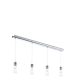 EGLO, 94358, PANCENTO, pendant, 3000 K, LED, 4X5W, IP20, transparent, satin