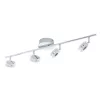 EGLO, 94539, SAROLO, spot lamp, 3000 K, LED, 4x3.3W, IP20, transparent