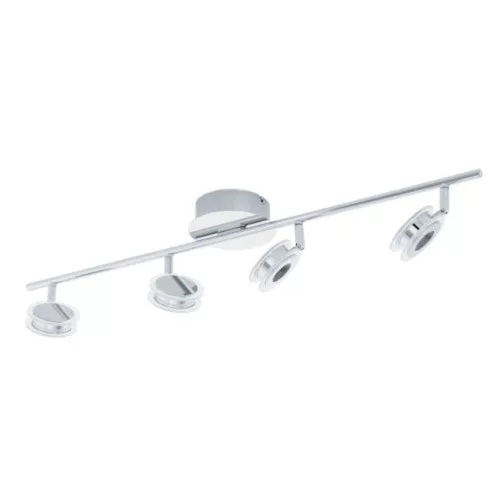 EGLO, 94539, SAROLO, spot lamp, 3000 K, LED, 4x3.3W, IP20, transparent