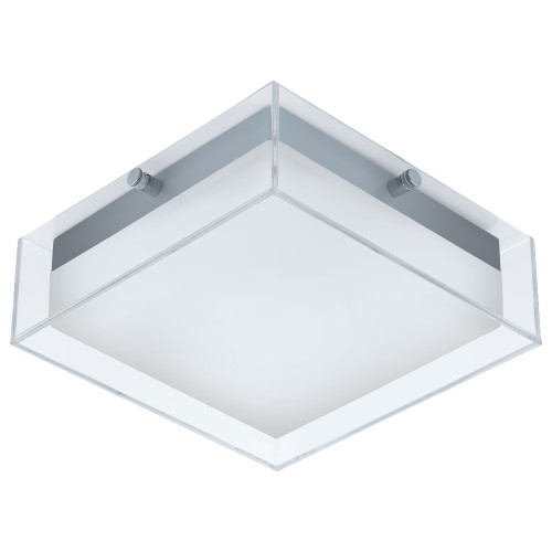 EGLO, 94874, INFESTO, ceiling lamp, 3000 K, LED, 8.2W, IP44, transparent, anthracite