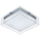 EGLO, 94874, INFESTO, ceiling lamp, 3000 K, LED, 8.2W, IP44, transparent, anthracite