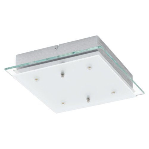 EGLO , 94985 , FRES 2 , flush ceiling lamp , 3000 K , LED , 4X5.4W , IP20 , transparent , white