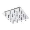 EGLO, 95363, TEOCELO, ceiling lamp, 4000 K, LED, 16X1.1W, IP20, transparent