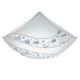 EGLO, 95578, NERINI, ceiling light, 4000 K, LED, 16W, IP20, white, black, transparent