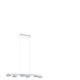 EGLO, 96512, TARUGA 1, pendant, 3000 K, LED, 6X4.5W, Dimmable, IP20, white