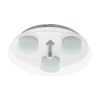 EGLO, 96545, ABIOLA 1, ceiling lamp, 3000 K, LED, 3X5.4W, IP20, white, transparent