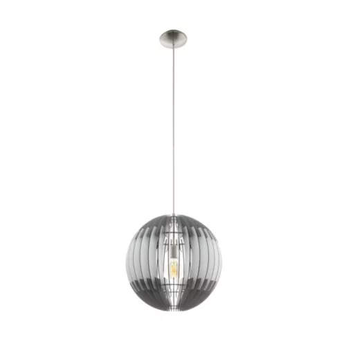 EGLO, 96747, OLMERO, pendant light, E27, 1X60W, IP20, gray, white
