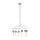 EGLO, 96943, ZACHARO, pendant, E27, 6X4W, IP20, transparent