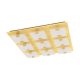 EGLO, 97729, VICARO 1, ceiling lamp, 3000 K, LED, 9X2.5W, IP20, white, transparent