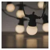 LED light string - 10x party lights, opal, 5 m, outdoor and indoor, warm white