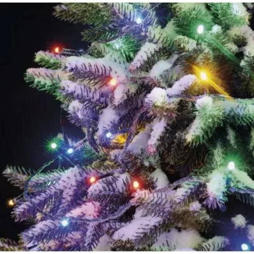 Standard LED stackable Christmas string, 5 m, outdoor and indoor, multi-colored