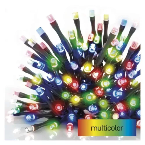 Standard LED stackable Christmas string, 5 m, outdoor and indoor, multi-colored