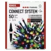 Standard LED stackable Christmas string, 5 m, outdoor and indoor, multi-colored