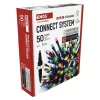 Standard LED stackable Christmas string, 5 m, outdoor and indoor, multi-colored
