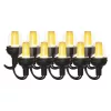 LED light string - 10× party lights, 4.5 m, for outdoor and indoor use, vintage