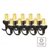 LED light string - 10× party lights, 4.5 m, for outdoor and indoor use, vintage