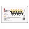 LED light string - 10× party lights, 4.5 m, for outdoor and indoor use, vintage
