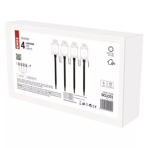 LED decoration - clip-on lights white, outdoor and indoor, cold white
