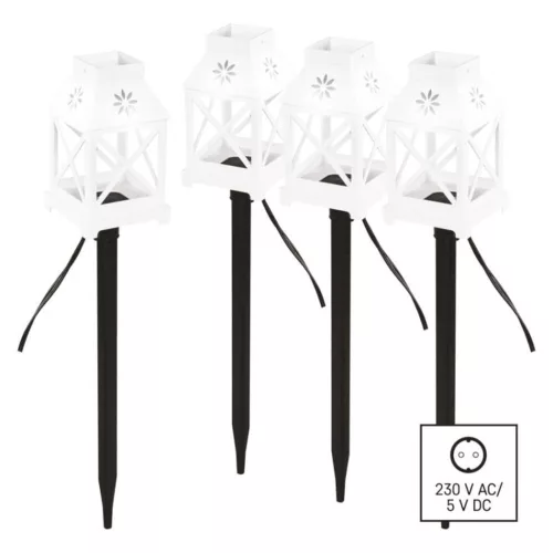 LED decoration - clip-on lights white, outdoor and indoor, cold white